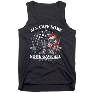 All Gave Some Some Gave All Veteran & Memorial's Day Tank Top