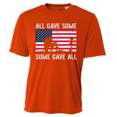 All Gave Some Some Gave All Veterans Us Army Memorial Day Funny Gift Cooling Performance Crew T-Shirt