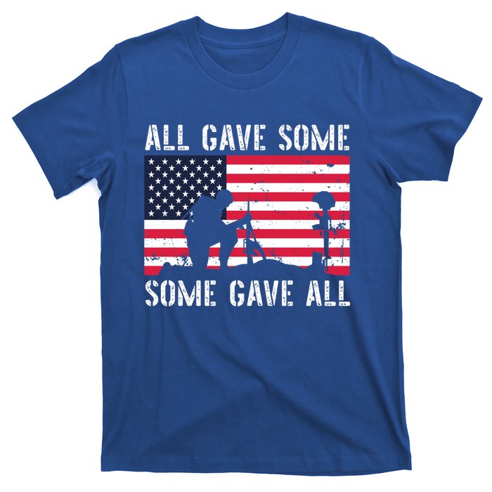 All Gave Some Some Gave All Veterans Us Army Memorial Day Funny Gift T-Shirt