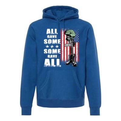 All Gave Some Some Gave All Battlefield Cross Gift Premium Hoodie