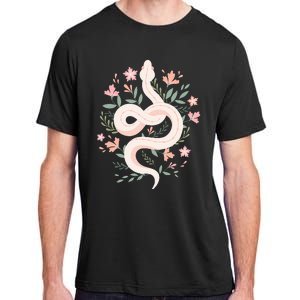 Aesthetic Graphic S Mystical Snake Flower Pastel Goth Adult ChromaSoft Performance T-Shirt