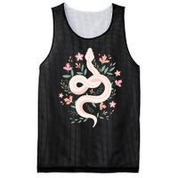 Aesthetic Graphic S Mystical Snake Flower Pastel Goth Mesh Reversible Basketball Jersey Tank