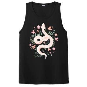 Aesthetic Graphic S Mystical Snake Flower Pastel Goth PosiCharge Competitor Tank