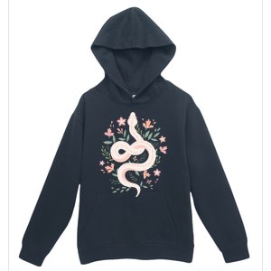 Aesthetic Graphic S Mystical Snake Flower Pastel Goth Urban Pullover Hoodie