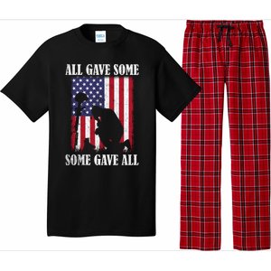 All Gave Some Some Gave All Gift Veteran And Memorial's Day Gift Pajama Set