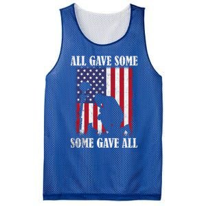 All Gave Some Some Gave All Gift Veteran And Memorial's Day Gift Mesh Reversible Basketball Jersey Tank