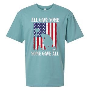 All Gave Some Some Gave All Gift Veteran And Memorial's Day Gift Sueded Cloud Jersey T-Shirt