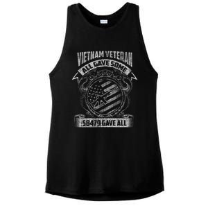 All Gave Some Some Gave All Vietnam Gift Ladies PosiCharge Tri-Blend Wicking Tank