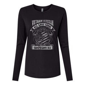 All Gave Some Some Gave All Vietnam Gift Womens Cotton Relaxed Long Sleeve T-Shirt