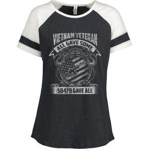 All Gave Some Some Gave All Vietnam Gift Enza Ladies Jersey Colorblock Tee