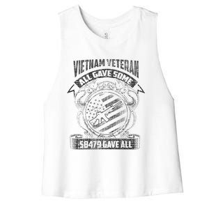 All Gave Some Some Gave All Vietnam Gift Women's Racerback Cropped Tank