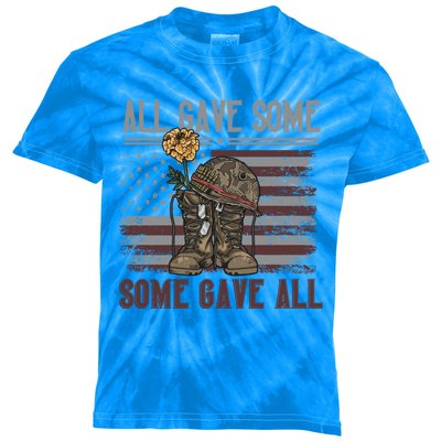 All Gave Some Some Gave Patriotic Patriiot Gift Kids Tie-Dye T-Shirt