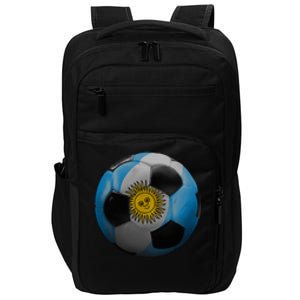 Argentina Glow Soccer Ball Logo Impact Tech Backpack