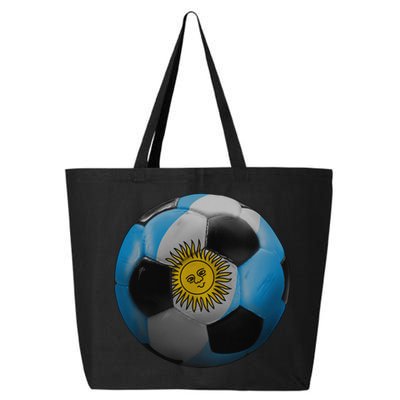Argentina Glow Soccer Ball Logo 25L Jumbo Tote