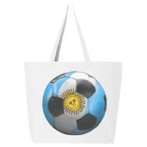 Argentina Glow Soccer Ball Logo 25L Jumbo Tote