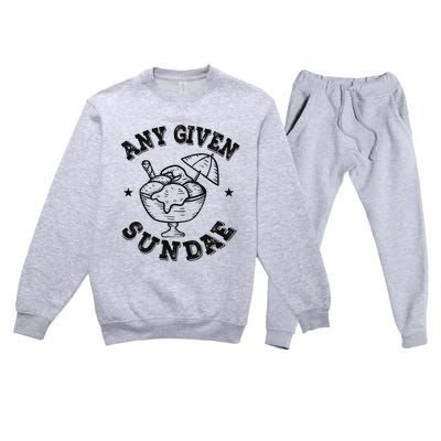 Any Given Sundae Premium Crewneck Sweatsuit Set