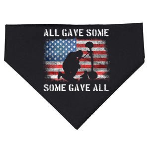 All Gave Some Some Gave All I Veteran & MemorialS Day USA-Made Doggie Bandana