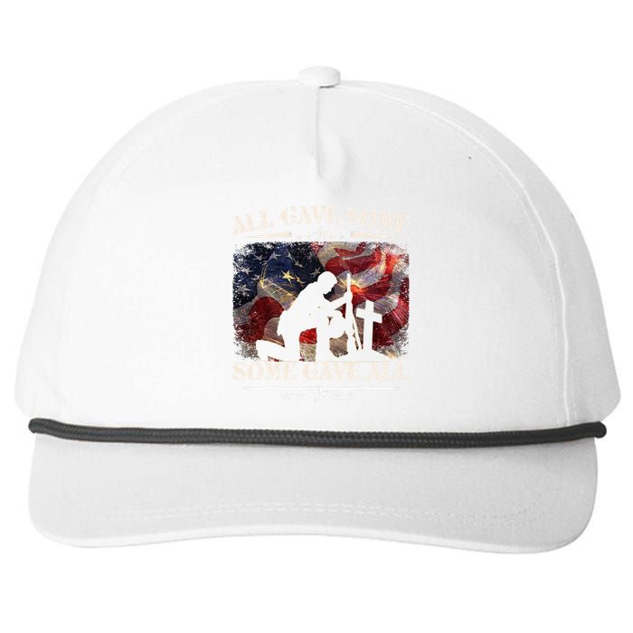 All Gave Some Some Gave All Veteran & Memorial's Day Snapback Five-Panel Rope Hat