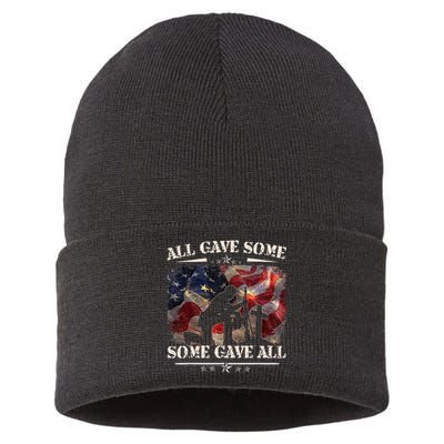 All Gave Some Some Gave All Veteran & Memorial's Day Sustainable Knit Beanie