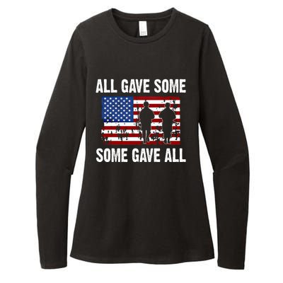 All Gave Some Gave All Thank You Veterans Gift Womens CVC Long Sleeve Shirt