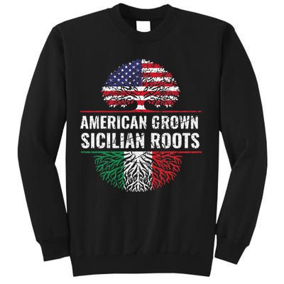 American Grown Sicilian Roots Gift Sweatshirt