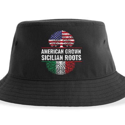 American Grown Sicilian Roots Gift Sustainable Bucket Hat