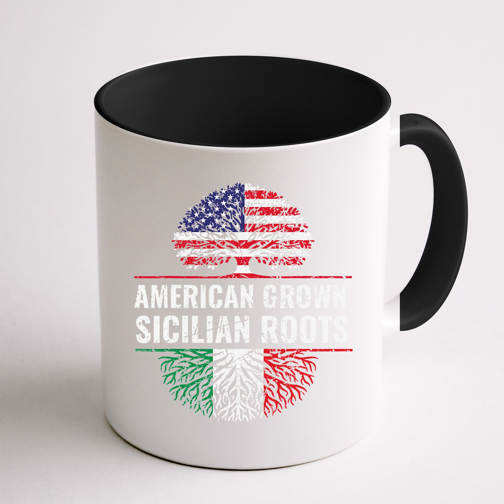 American Grown Sicilian Roots Gift Mug