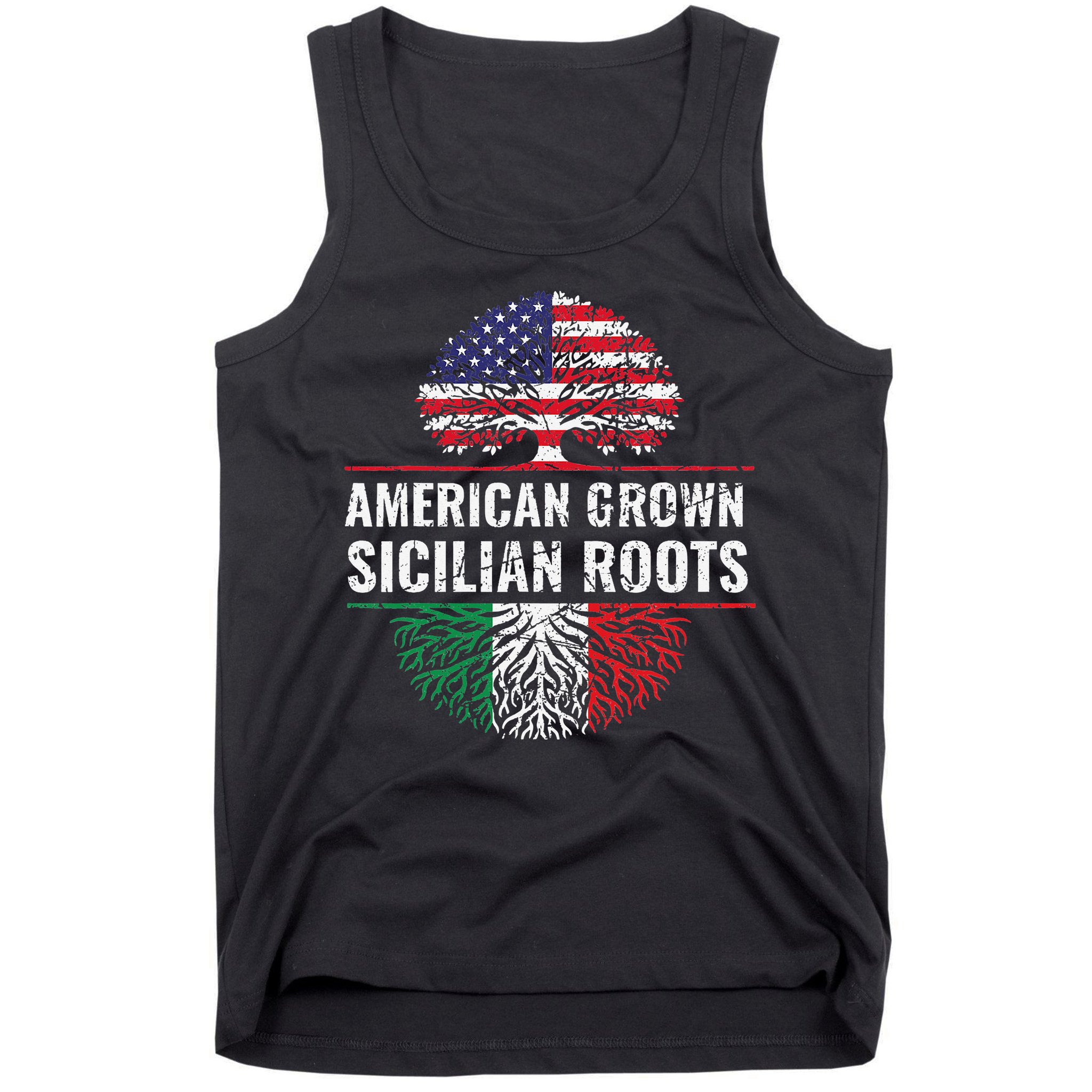 American Grown Sicilian Roots Gift Tank Top