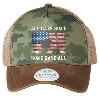 All Gave Some Some Gave All I Veteran & MemorialS Day Legacy Tie Dye Trucker Hat