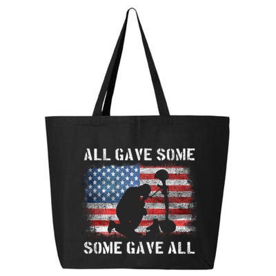 All Gave Some Some Gave All I Veteran & MemorialS Day 25L Jumbo Tote