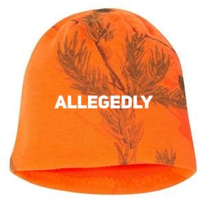 Allegedly Gift Sarcastic Saying Quote Lawyer Legal Cute Gift Kati - Camo Knit Beanie