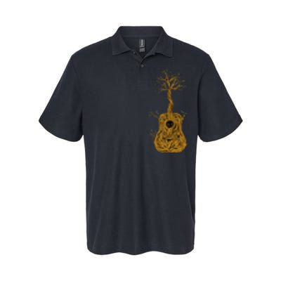 Acoustic Guitar Tree of Life Guitar Player Nature Guitarist Softstyle Adult Sport Polo