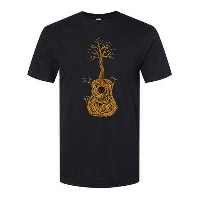 Acoustic Guitar Tree of Life Guitar Player Nature Guitarist Softstyle® CVC T-Shirt