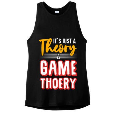 A Game Theory Student Mathematician Logical Thinker Ladies PosiCharge Tri-Blend Wicking Tank
