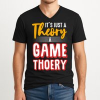 A Game Theory Student Mathematician Logical Thinker V-Neck T-Shirt
