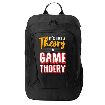 A Game Theory Student Mathematician Logical Thinker City Backpack