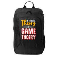 A Game Theory Student Mathematician Logical Thinker City Backpack