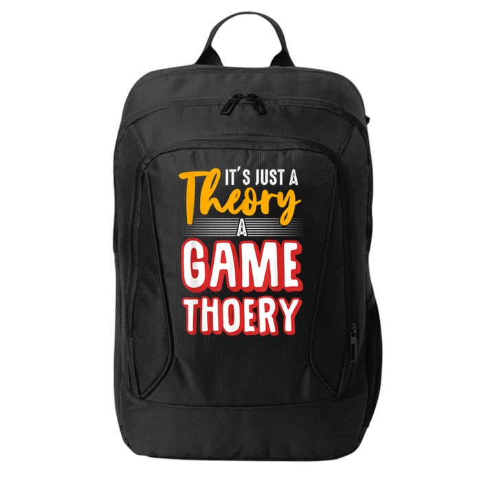 A Game Theory Student Mathematician Logical Thinker City Backpack