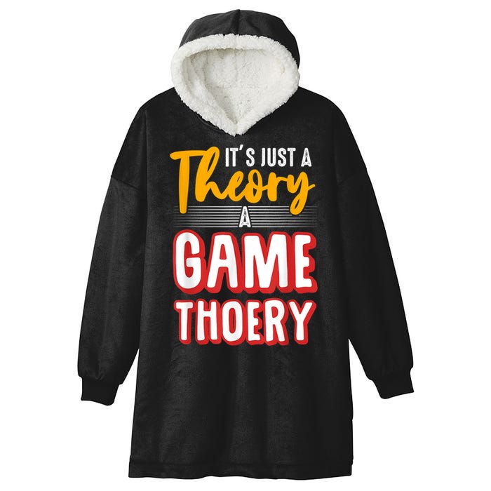 A Game Theory Student Mathematician Logical Thinker Hooded Wearable Blanket