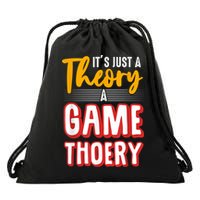 A Game Theory Student Mathematician Logical Thinker Drawstring Bag