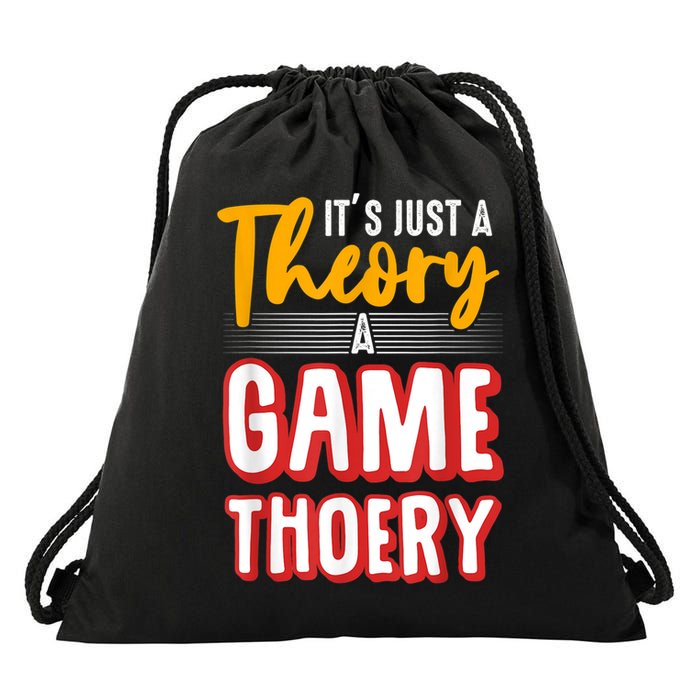 A Game Theory Student Mathematician Logical Thinker Drawstring Bag