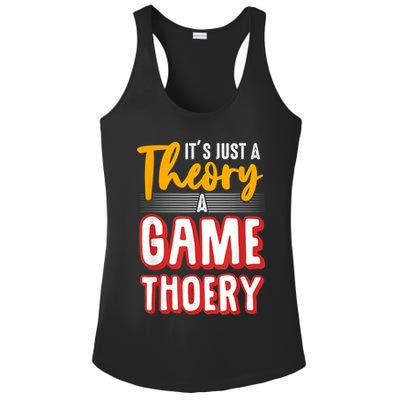 A Game Theory Student Mathematician Logical Thinker Ladies PosiCharge Competitor Racerback Tank