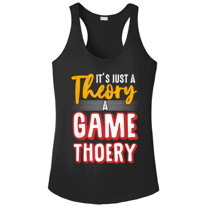 A Game Theory Student Mathematician Logical Thinker Ladies PosiCharge Competitor Racerback Tank