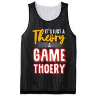 A Game Theory Student Mathematician Logical Thinker Mesh Reversible Basketball Jersey Tank