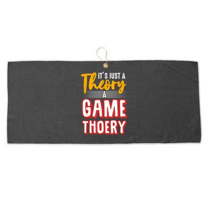 A Game Theory Student Mathematician Logical Thinker Large Microfiber Waffle Golf Towel