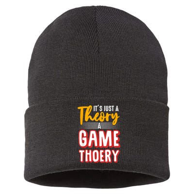 A Game Theory Student Mathematician Logical Thinker Sustainable Knit Beanie