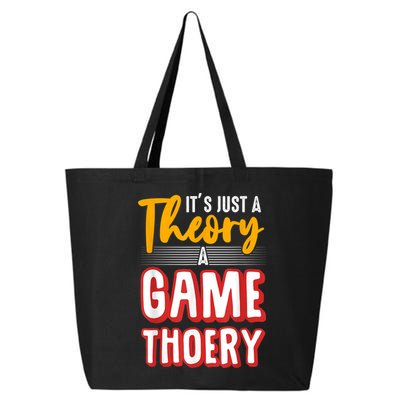 A Game Theory Student Mathematician Logical Thinker 25L Jumbo Tote