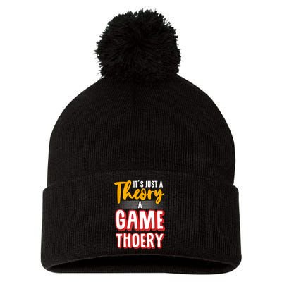 A Game Theory Student Mathematician Logical Thinker Pom Pom 12in Knit Beanie