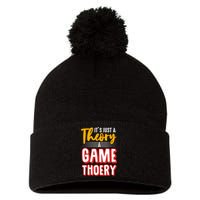 A Game Theory Student Mathematician Logical Thinker Pom Pom 12in Knit Beanie