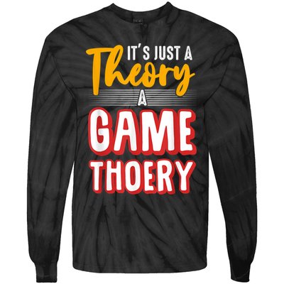 A Game Theory Student Mathematician Logical Thinker Tie-Dye Long Sleeve Shirt